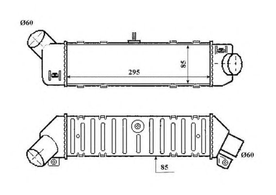 Intercooler, compresor