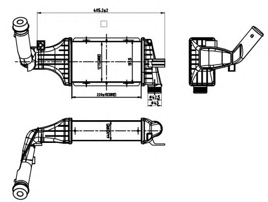 Intercooler, compresor