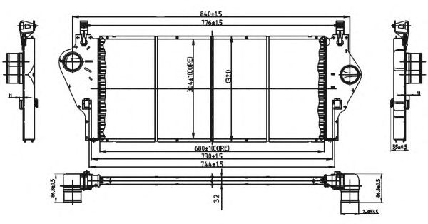 Intercooler, compresor