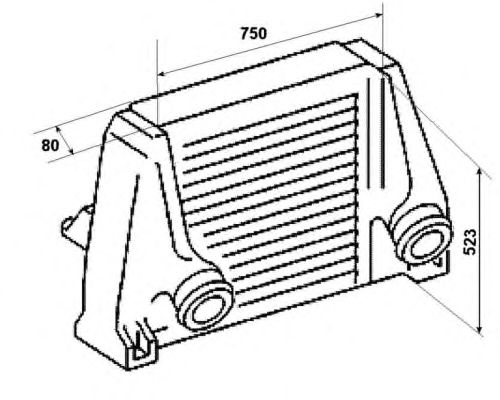 Intercooler, compresor