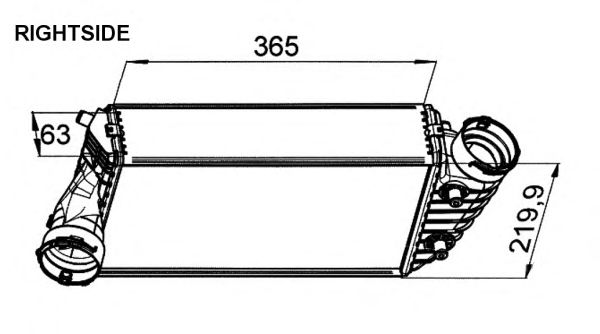 Intercooler, compresor