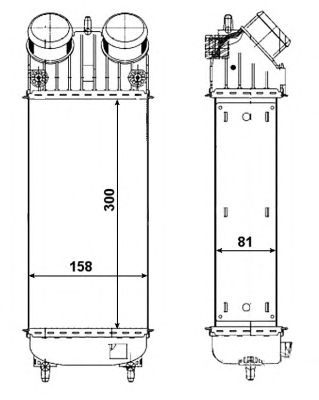 Intercooler, compresor