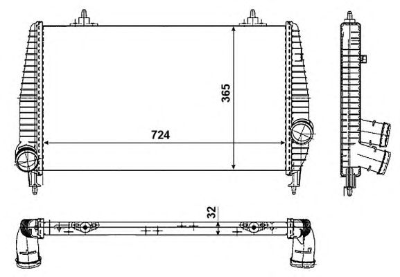 Intercooler, compresor