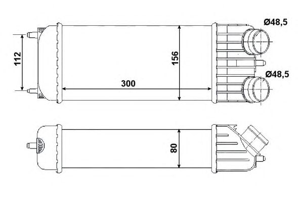 Intercooler, compresor