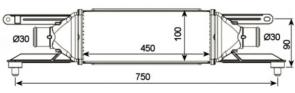 Intercooler, compresor