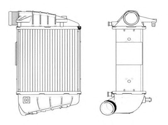 Intercooler, compresor