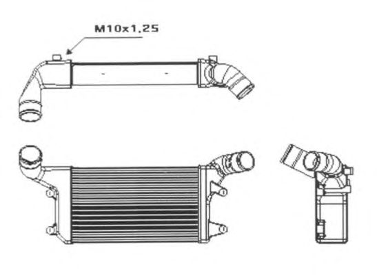 Intercooler, compresor