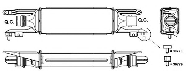 Intercooler, compresor