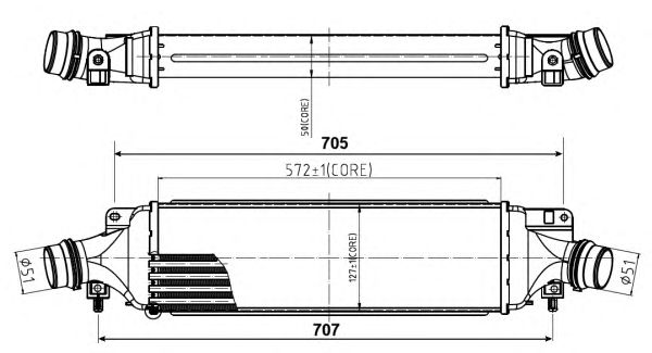 Intercooler, compresor