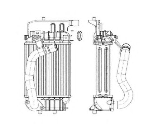 Intercooler, compresor TOYOTA YARIS 1,4D4D 06-