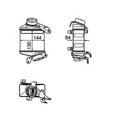 Intercooler, compresor