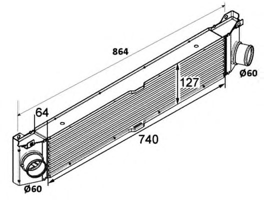 Intercooler, compresor