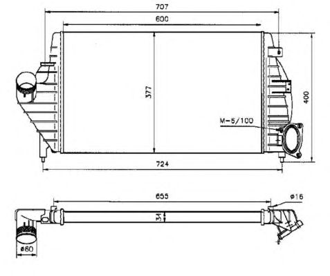 Intercooler, compresor