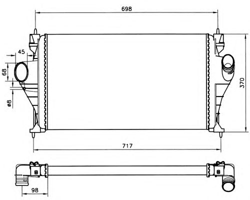 Intercooler, compresor