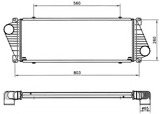 Intercooler, compresor