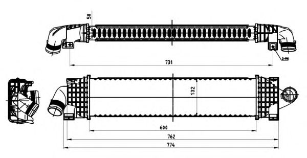 Intercooler, compresor