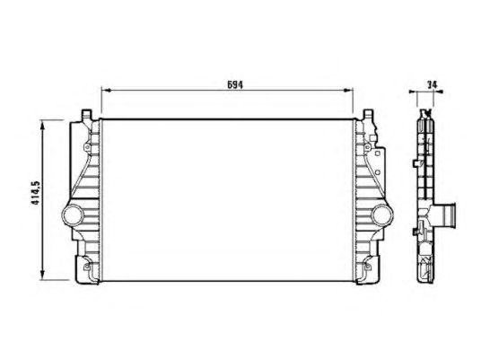 Intercooler, compresor