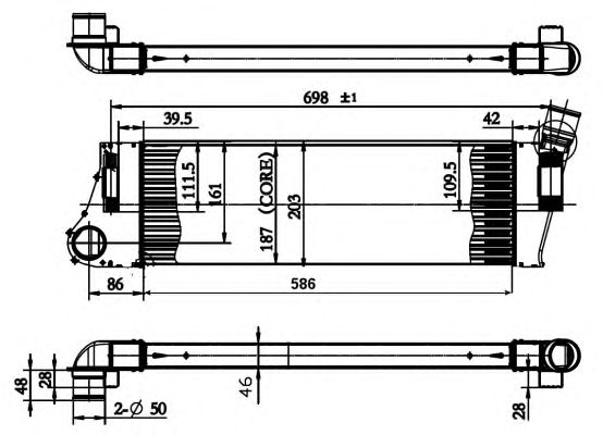 Intercooler, compresor