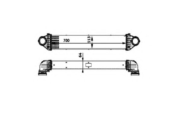 Intercooler, compresor