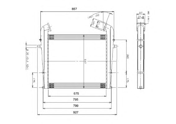 Intercooler, compresor