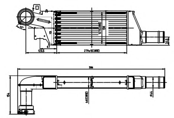 Intercooler, compresor