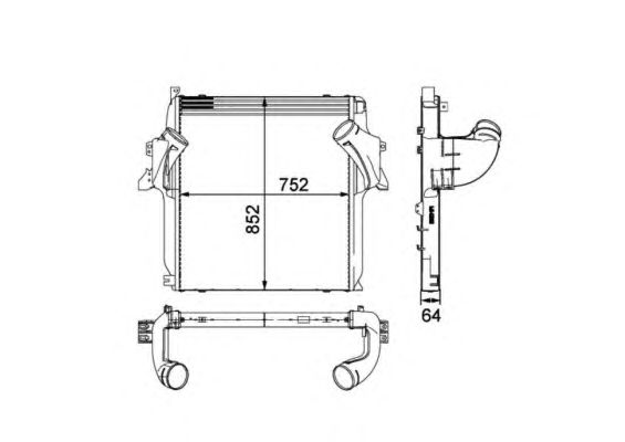 Intercooler, compresor