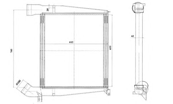 Intercooler, compresor