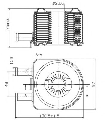 Radiator ulei, ulei motor