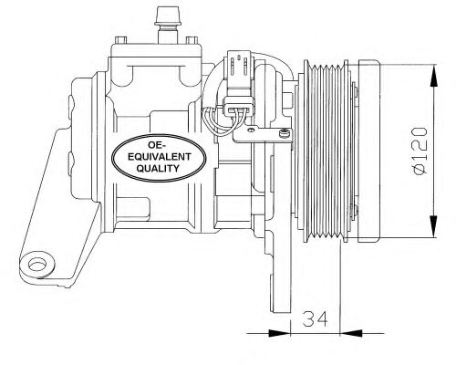 Compresor, climatizare CHRYSLER VOYA 10PA17J