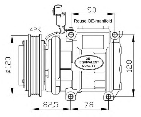 Compresor, climatizare KIA CARNIVAL 1999-2001