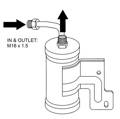 uscator,aer conditionat MAZDA 626 92-97