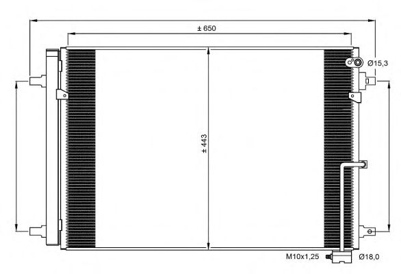 Condensator, climatizare VW AUDI A8 2.0/3.0D 09/11-