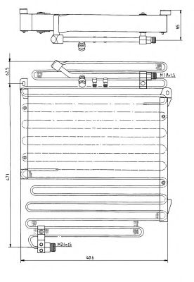 Condensator, climatizare VW A80 2,3E 91-