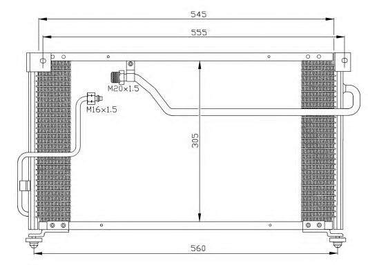 Condensator, climatizare MAZDA 626 IV/MX-6