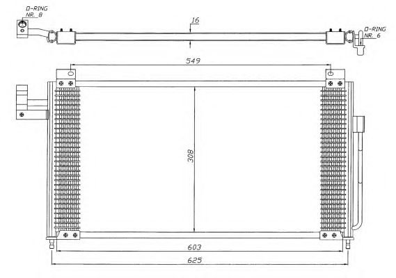 Condensator, climatizare MAZDA 323 F/S 98-