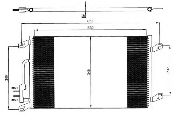 Condensator, climatizare LANCIA LYBRA 99-