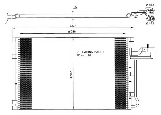 Condensator, climatizare VOLVO C30-V50 04-