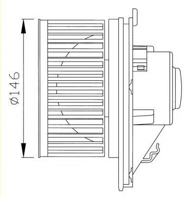 Ventilator, radiator