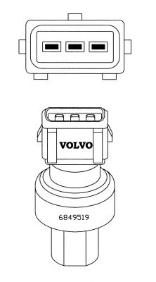 Comutator presiune, aer conditionat VOLVO V70 96- XC70 00-