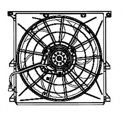 Ventilator, radiator BMW E36 1,6/1,8