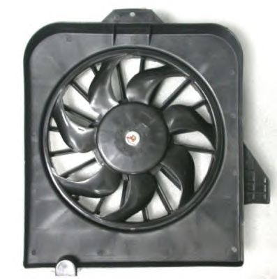 Ventilator, radiator CHRYSLER VOYAGER 00- 320MM