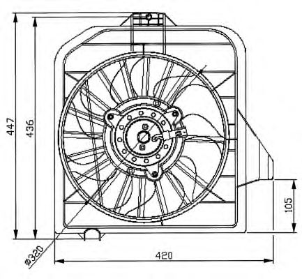 Ventilator, radiator