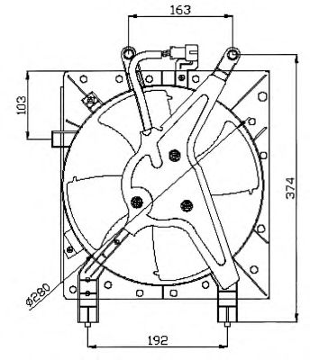 Ventilator, radiator