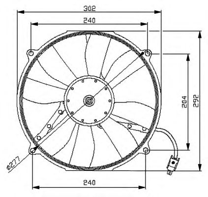 Ventilator, radiator