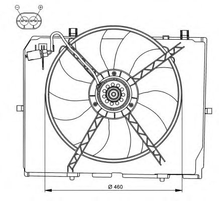 Ventilator, radiator