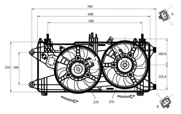 Ventilator, radiator