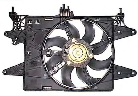 Ventilator, radiator FIAT DOBLO 1,4 05- 300W