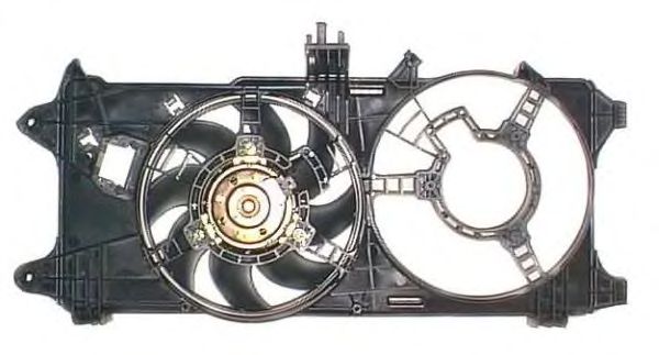 Ventilator, radiator FIAT DOBLO 1,3/1,9D 01- 270W