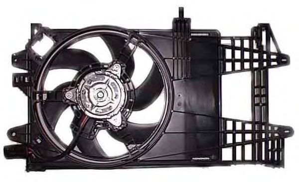 Ventilator, radiator FIAT PUNTO -01 160W DENSO +AC