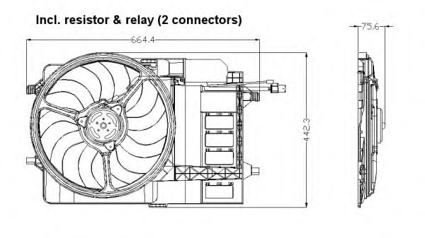 Ventilator, radiator